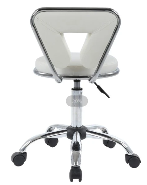 Black &White PU Leather Counter Stools