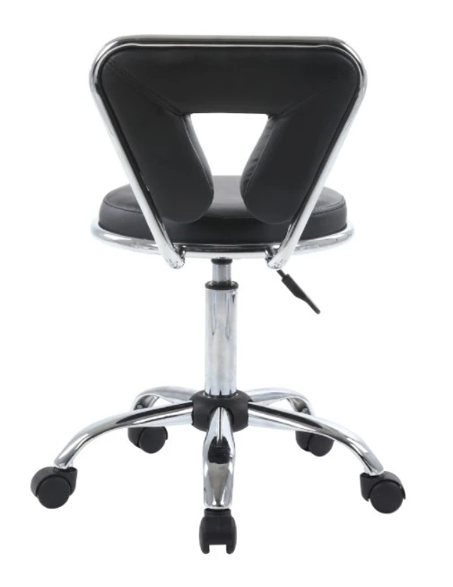 Black &White PU Leather Counter Stools